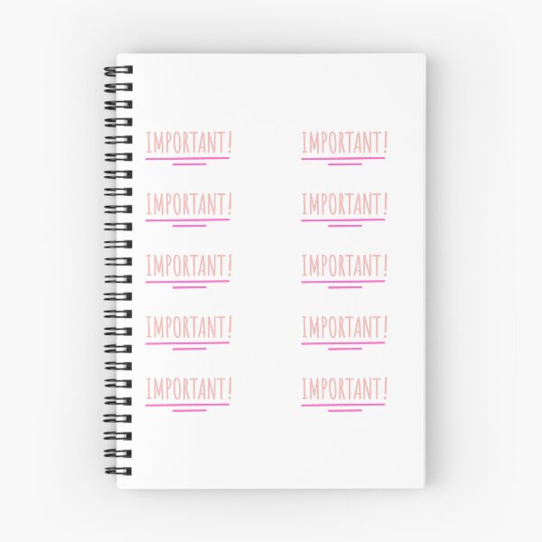 Item preview, important ! #3 | easy notebook stickers pack of 10 designed and sold by gammye.