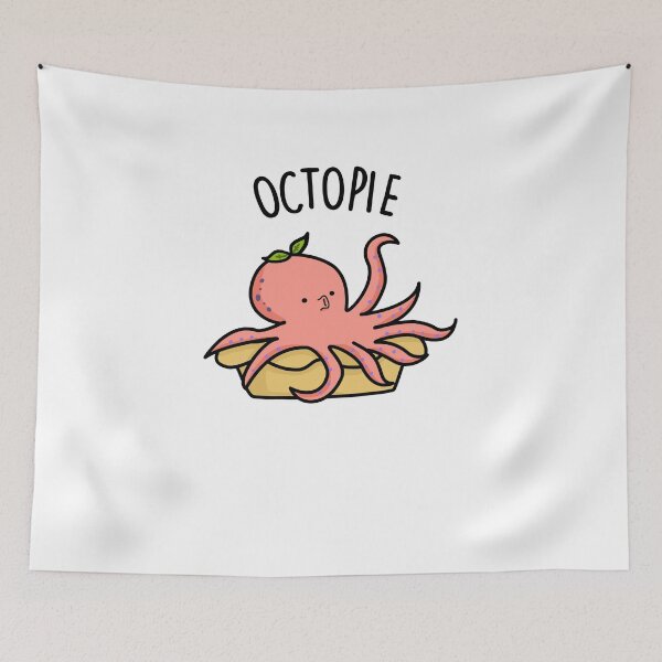 Item preview, Octo-pie Funny Octopus Pie Puns  designed and sold by punnybone.