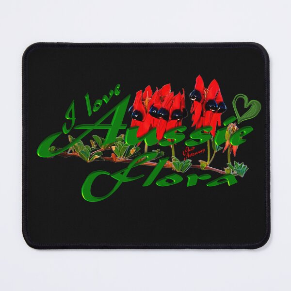 Item preview, I Love Aussie Flora - Sturt Desert Pea designed and sold by Fluid Artzworx.