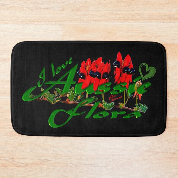 Item preview, I Love Aussie Flora - Sturt Desert Pea designed and sold by Fluid Artzworx.
