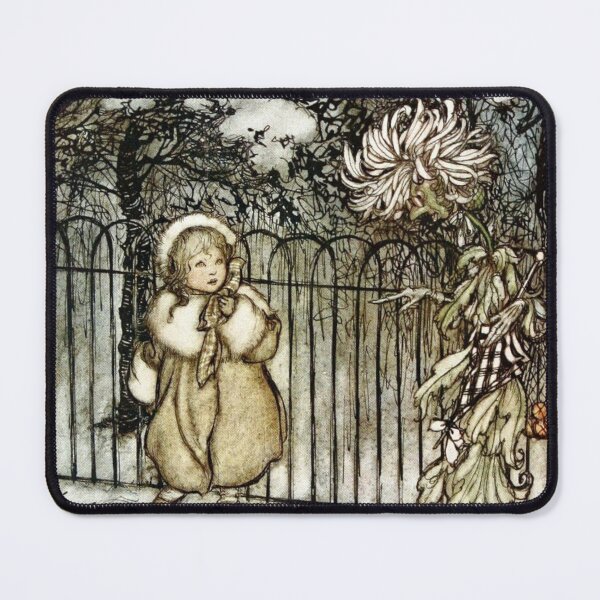 Item preview, Mamie and the Chrysanthemum - Arthur Rackham for Peter Pan designed and sold by forgottenbeauty.