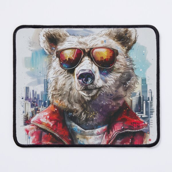 Item preview, Cool Bear Grazer in Sunglasses! Funny Gifts For Lovers Bear designed and sold by TheDarkStone.