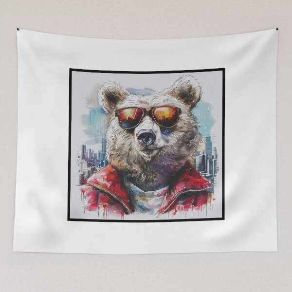 Item preview, Cool Bear Grazer in Sunglasses! Funny Gifts For Lovers Bear  designed and sold by TheDarkStone.
