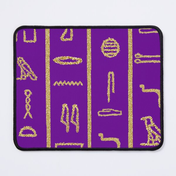 Item preview, Purple & Gold Egyptian Hieroglyphs designed and sold by LisaMPierce1990.