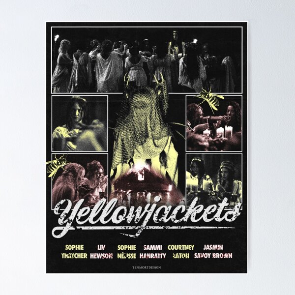 Item preview, Yellowjackets Poster designed and sold by tendoggg.