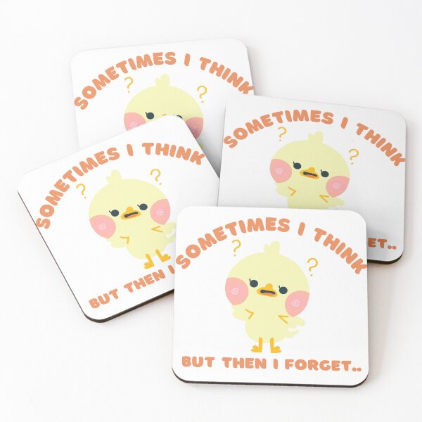 Item preview, Confused Chick: Sometimes I Think But Then I Forget.. Art designed and sold by HELL0WBELLO.