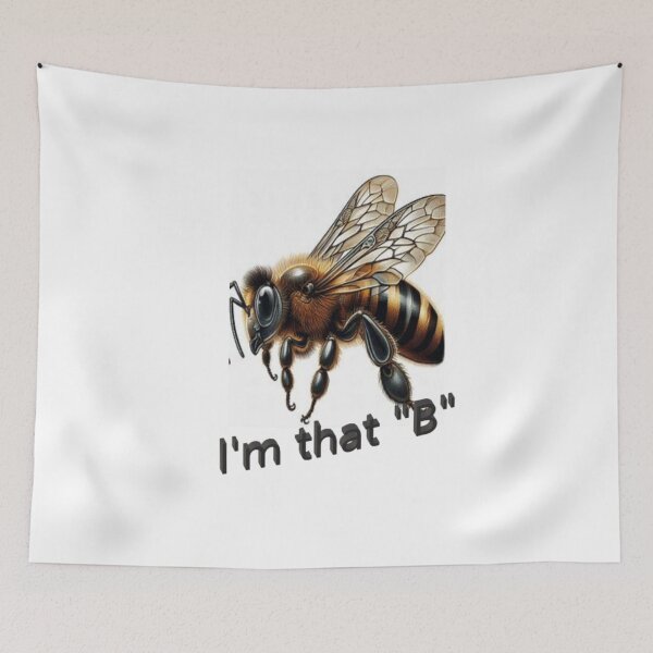 Item preview, A honey bee that proclaim being a "B" designed and sold by Kimmy and Zamiah Art.