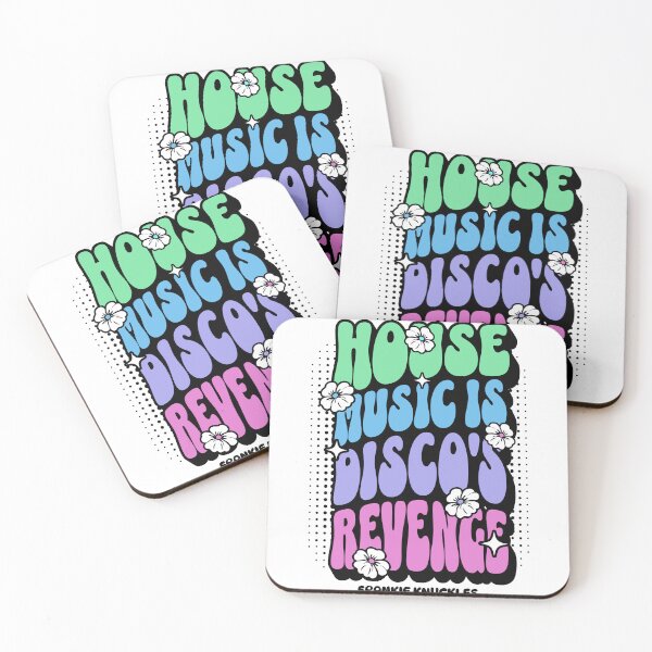 Item preview, HOUSE MUSIC  - Disco's Revenge 4 (black/purple/mint)  designed and sold by Discothreadz.