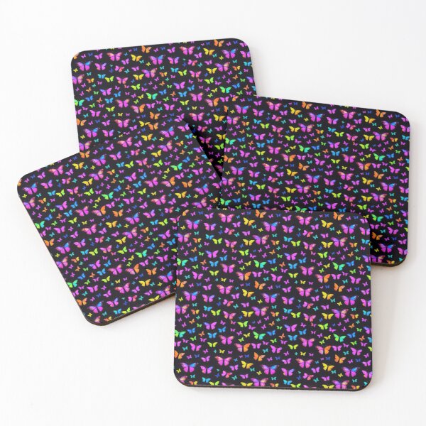 Item preview, Vibrant Neon Butterflies Pattern designed and sold by NDaZone.