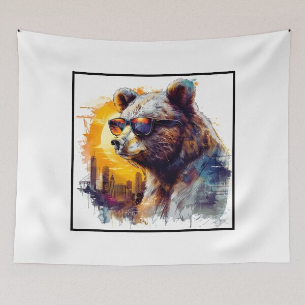 Item preview, Cool Bear Grazer in Sunglasses! Funny Gifts For Lovers Bear  designed and sold by TheDarkStone.