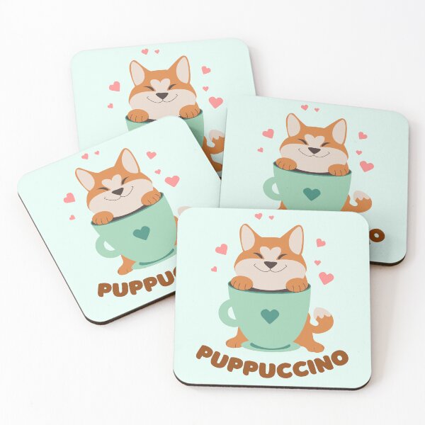 Item preview, Pupuccino Shiba Inu in Coffee Cup designed and sold by HELL0WBELLO.