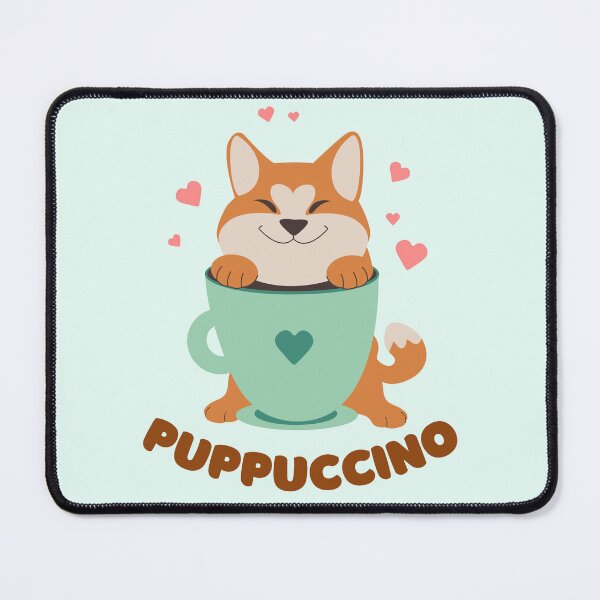Item preview, Pupuccino Shiba Inu in Coffee Cup designed and sold by HELL0WBELLO.