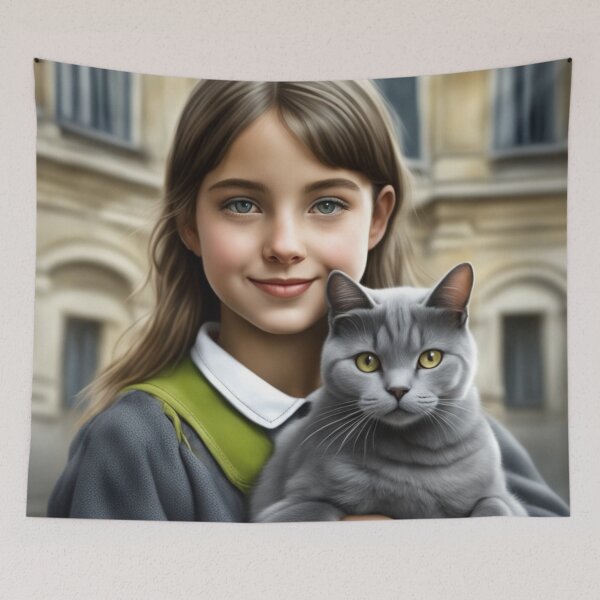 Item preview, Chartreux Cat & Human Companion #3!  designed and sold by Annabelly321.