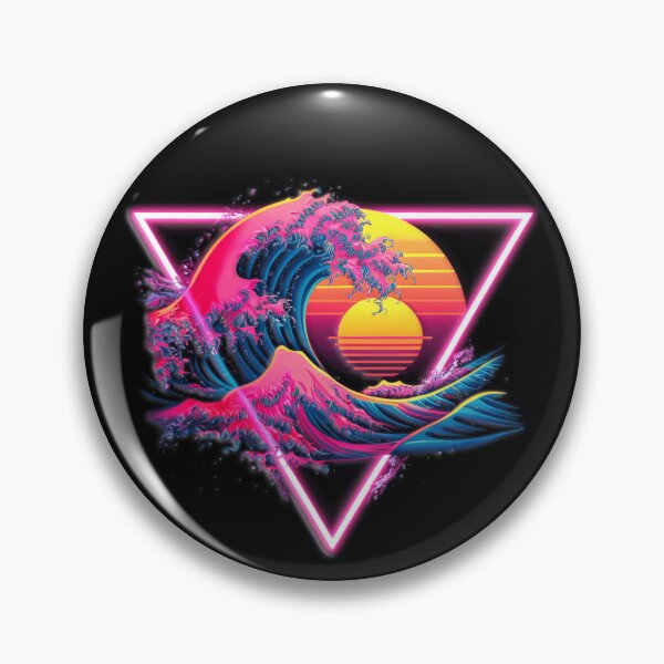 Item preview, Neon Wave: Retro Sunset Surf designed and sold by Exodoi.