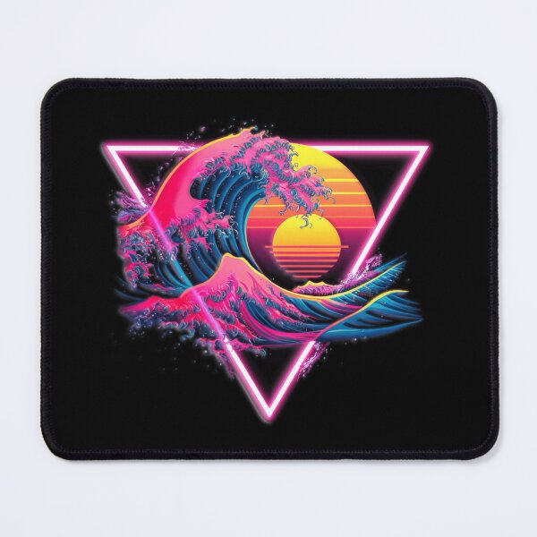 Item preview, Neon Wave: Retro Sunset Surf designed and sold by Exodoi.