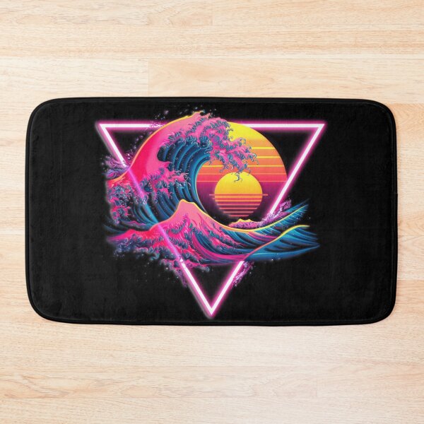 Item preview, Neon Wave: Retro Sunset Surf designed and sold by Exodoi.
