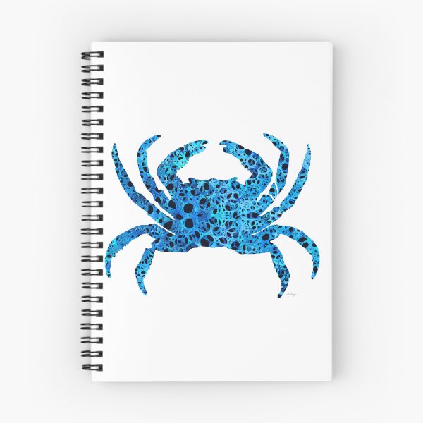 Item preview, Sea Pattern Blue Crab Art 1 designed and sold by Sharon Cummings Art.