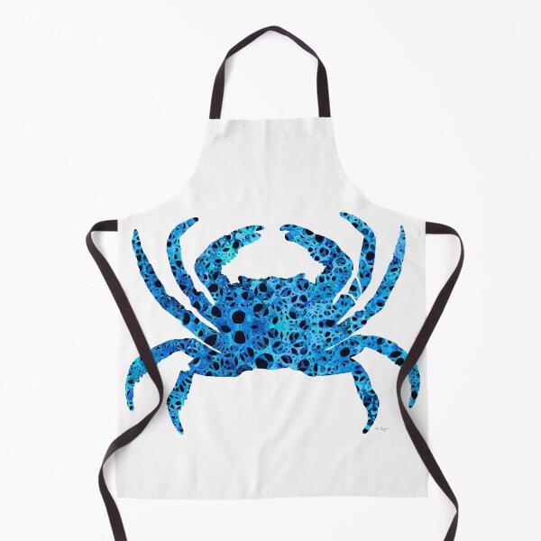 Item preview, Sea Pattern Blue Crab Art 1 designed and sold by Sharon Cummings Art.