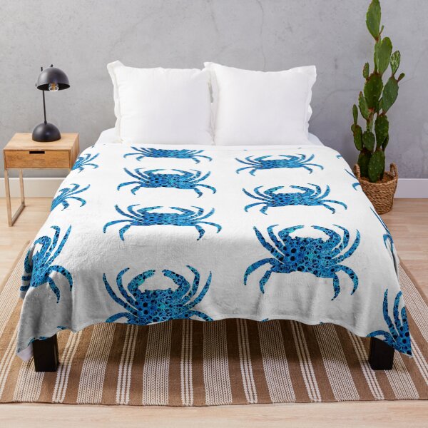 Item preview, Sea Pattern Blue Crab Art 1 designed and sold by Sharon Cummings Art.