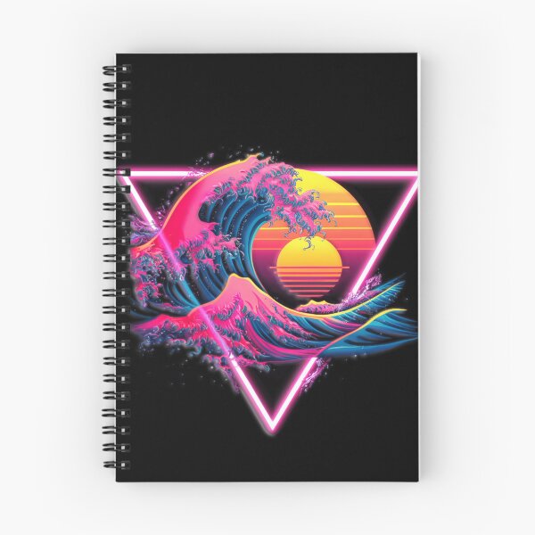 Item preview, Neon Wave: Retro Sunset Surf designed and sold by Exodoi.