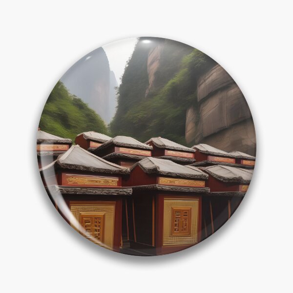 Item preview, HANGING COFFINS OF CHINA designed and sold by PIGCASSOSAIART.