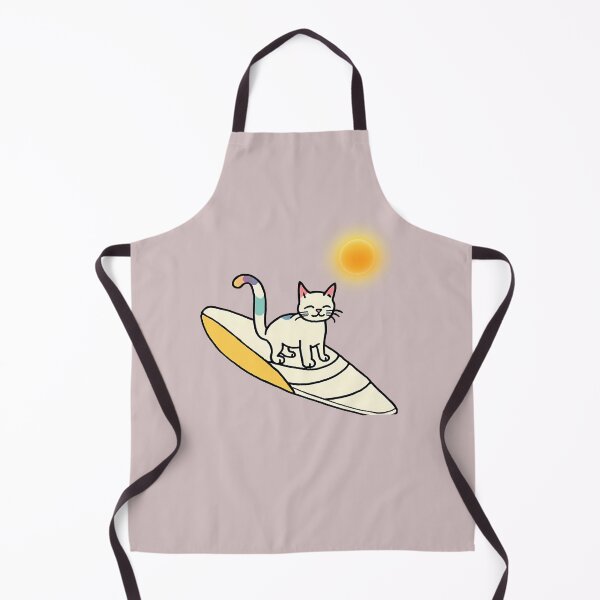 Item preview, CAT ON A SURFBOARD, CAT, SURFBOARD designed and sold by GOLDENGARDENART.