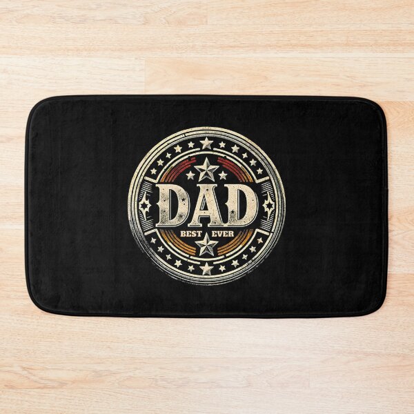 Item preview, Dad Best Ever, Dad Displate Sign, Retro Badge Vintage Dad designed and sold by DAMOTAmagazine.