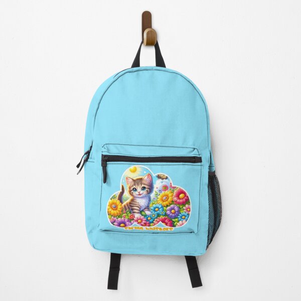 Item preview, Spring Whiskers - Kitten in Blooming Garden designed and sold by AmvaDesigns.