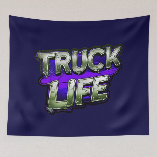 Item preview, Truck Driver Life Trucking Logo designed and sold by TheArtOfPat.