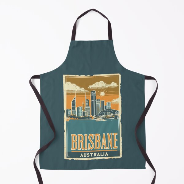 Item preview, A Vintage Travel Illustration of Brisbane - Australia designed and sold by GoodOldVintage.