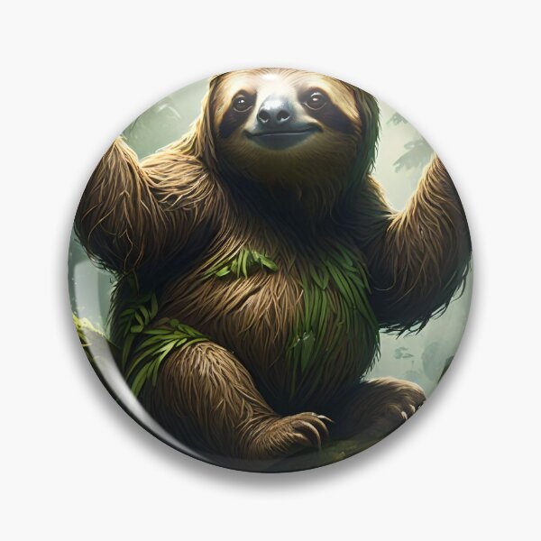 Item preview, AMAZON SLOTH designed and sold by PIGCASSOSAIART.