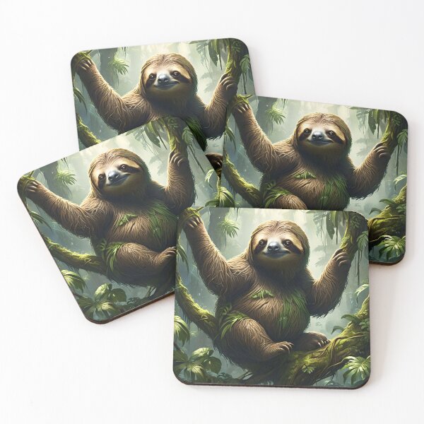 Item preview, AMAZON SLOTH designed and sold by PIGCASSOSAIART.