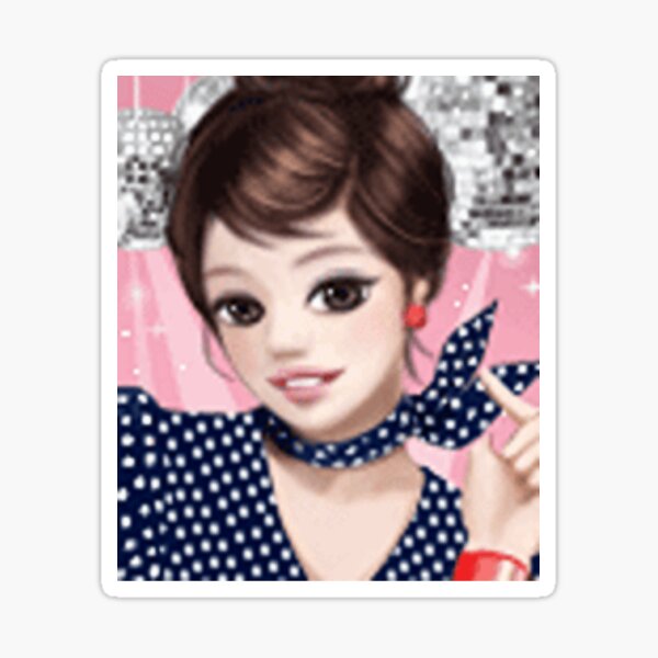 Vista previa del artículo con la obra «Retrato de T-ara Hyomin Roly Poly», diseñado y vendido por Otakubunny.