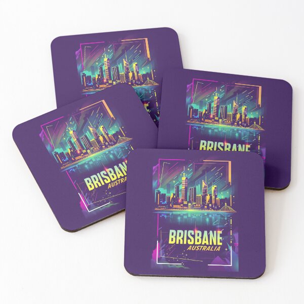Item preview, A Vintage Travel Illustration of Brisbane - Australia  designed and sold by GoodOldVintage.