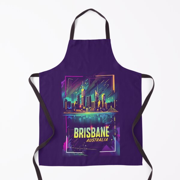 Item preview, A Vintage Travel Illustration of Brisbane - Australia designed and sold by GoodOldVintage.