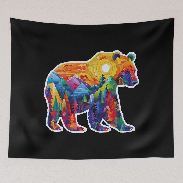 Item preview, Watercolor Cool Bear Grazer! Funny Gifts For Lovers Bear  designed and sold by TheDarkStone.