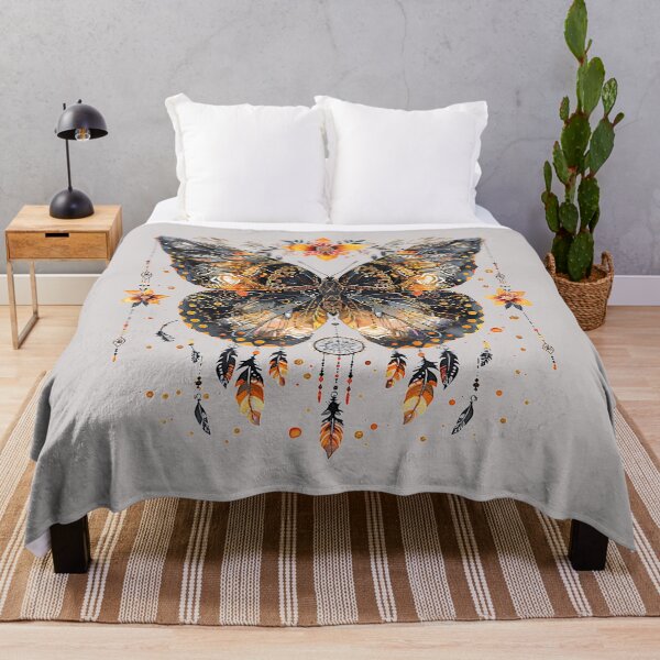 Item preview, Butterfly Dreamcatcher – Vibrant Floral Art T-Shirt designed and sold by Mrrjgraphic.
