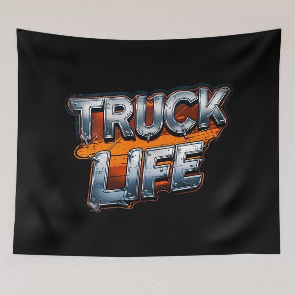 Item preview, Truck Driver Life Trucking Logo designed and sold by TheArtOfPat.