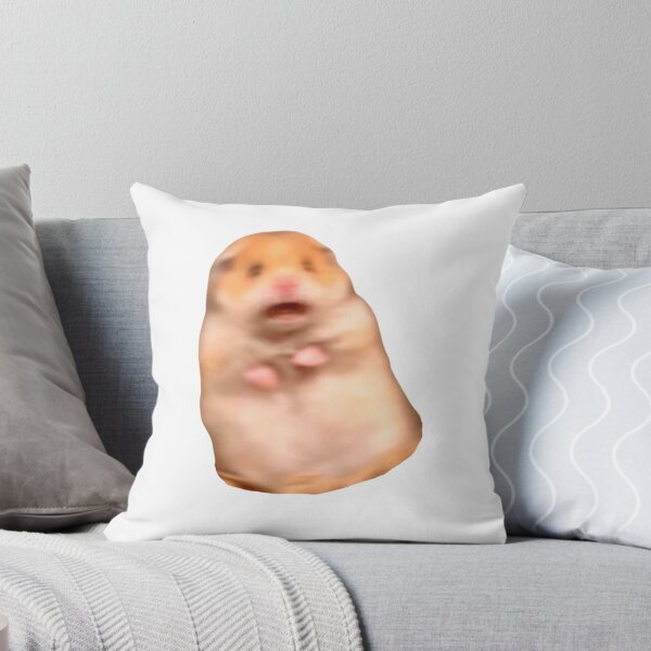 Item preview, Meme Hámster Asustado Divertido Pegatina designed and sold by windowdecals.