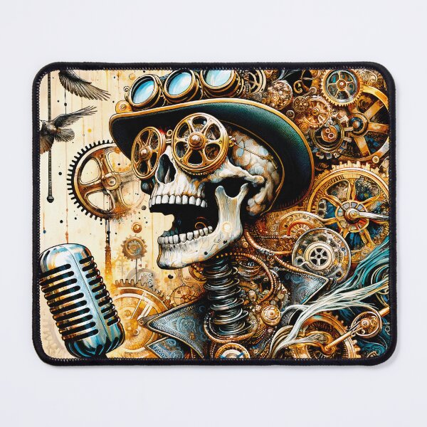 Item preview, Skeleton Rock Band - Lead Singer designed and sold by LUMINGSTUDIO.