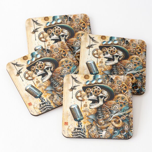 Item preview, Skeleton Rock Band - Lead Singer designed and sold by LUMINGSTUDIO.