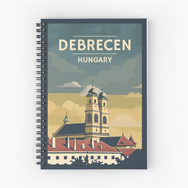 Item preview, A Vintage Travel Illustration of Debrecen - Hungary  designed and sold by GoodOldVintage.