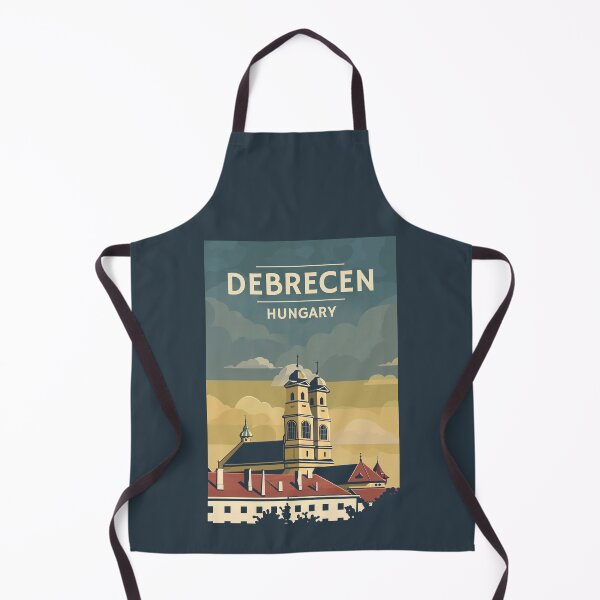 Item preview, A Vintage Travel Illustration of Debrecen - Hungary designed and sold by GoodOldVintage.