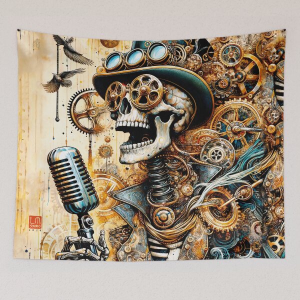 Item preview, Skeleton Rock Band - Lead Singer designed and sold by LUMINGSTUDIO.