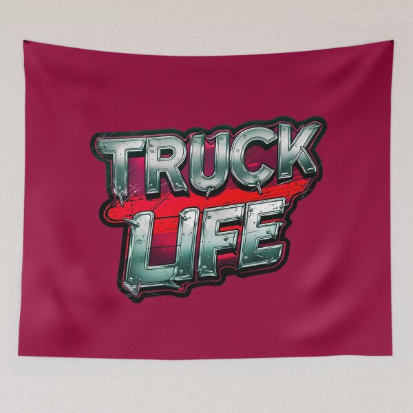 Item preview, Truck Driver Life Trucking Logo designed and sold by TheArtOfPat.