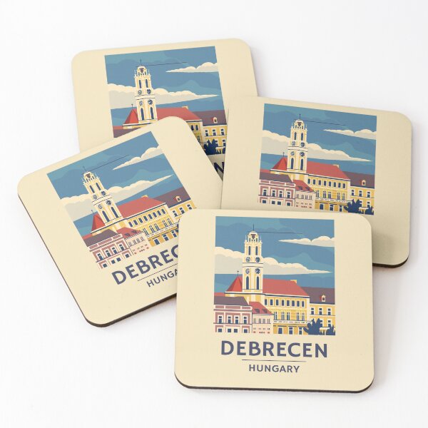 Item preview, A Vintage Travel Illustration of Debrecen - Hungary  designed and sold by GoodOldVintage.