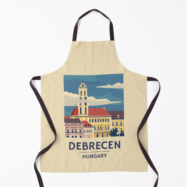 Item preview, A Vintage Travel Illustration of Debrecen - Hungary designed and sold by GoodOldVintage.