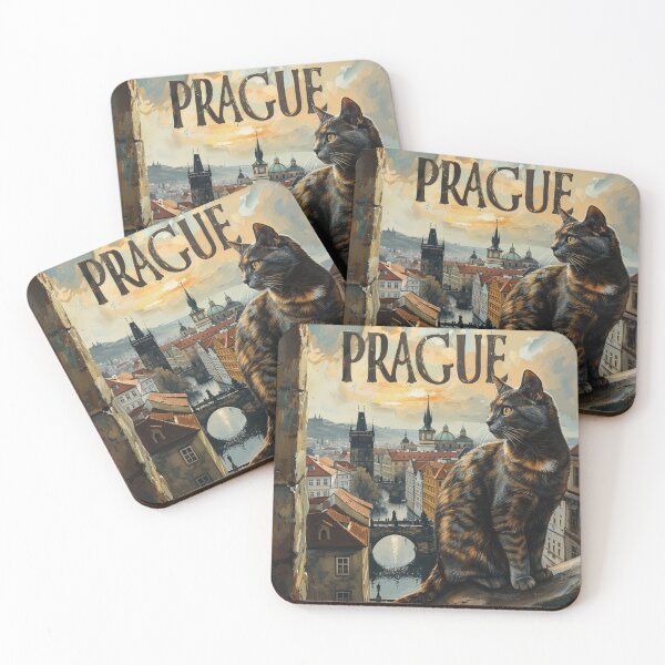 Item preview, Cat In Prague designed and sold by Nocturne  Paws.