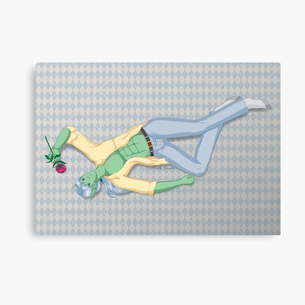Suko with a Rose Canvas Print