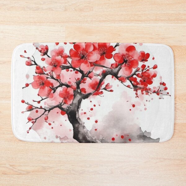 Item preview, Red Plum Blossom Delight designed and sold by Wa Wonder.